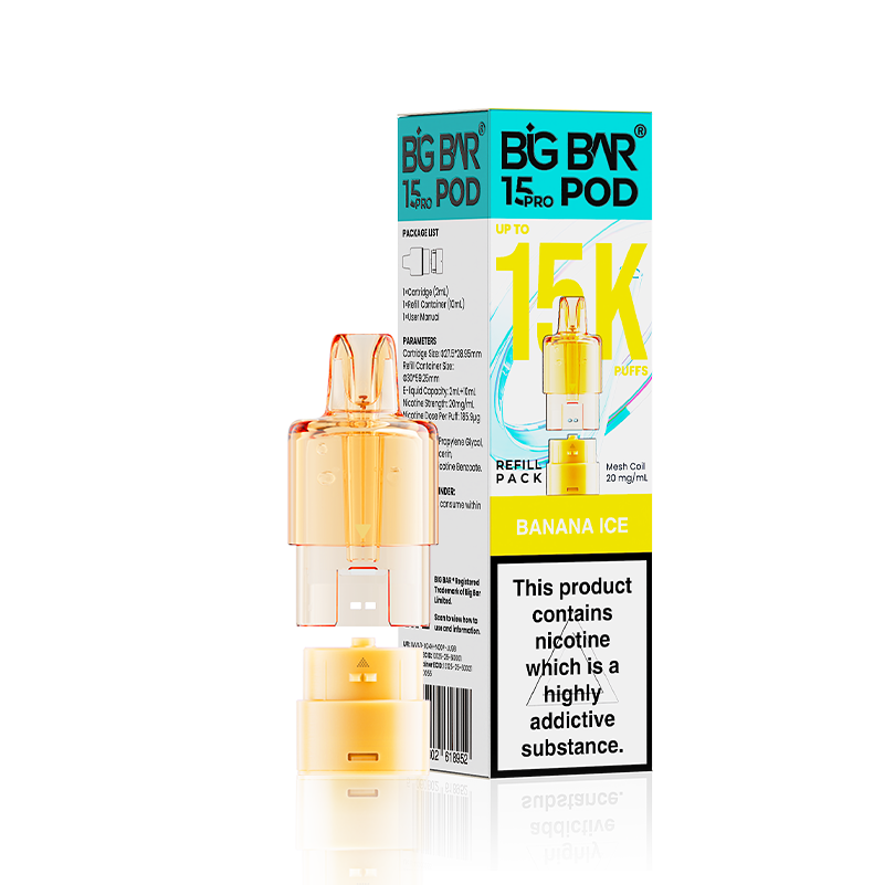 Big Bar 15000 Pro Prefilled Vape Pods Pack of 5