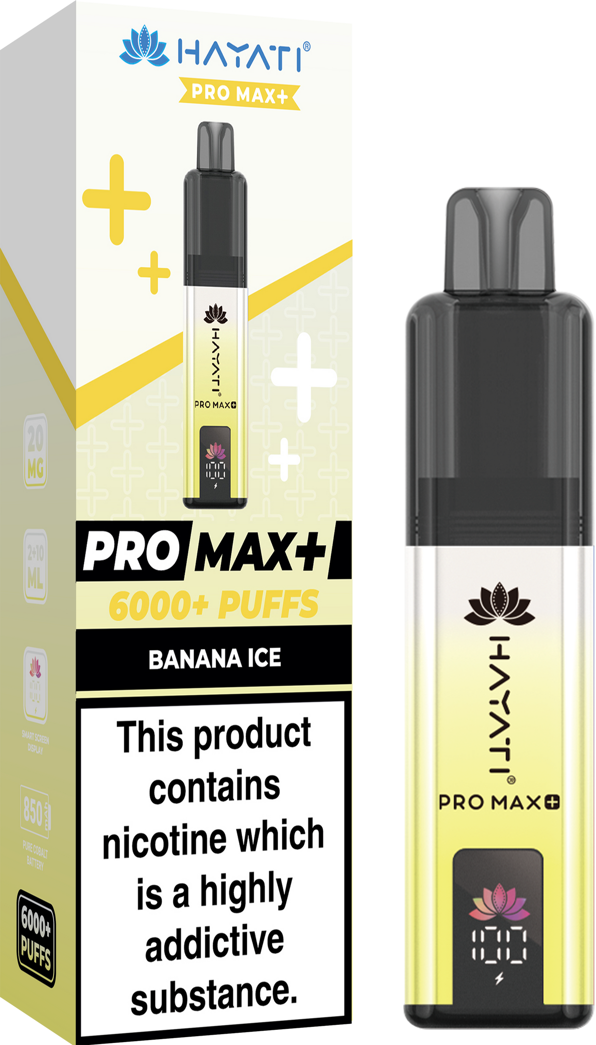 Hayati Pro Max+ 6000 Puffs Vape Box of 5