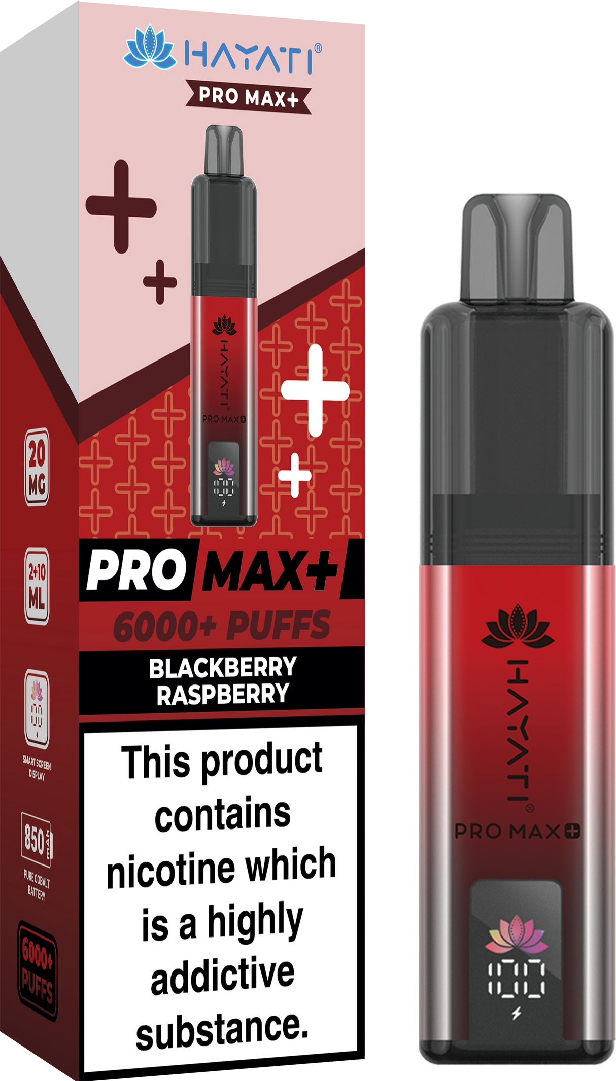 Hayati Pro Max+ 6000 Puffs Vape Box of 5