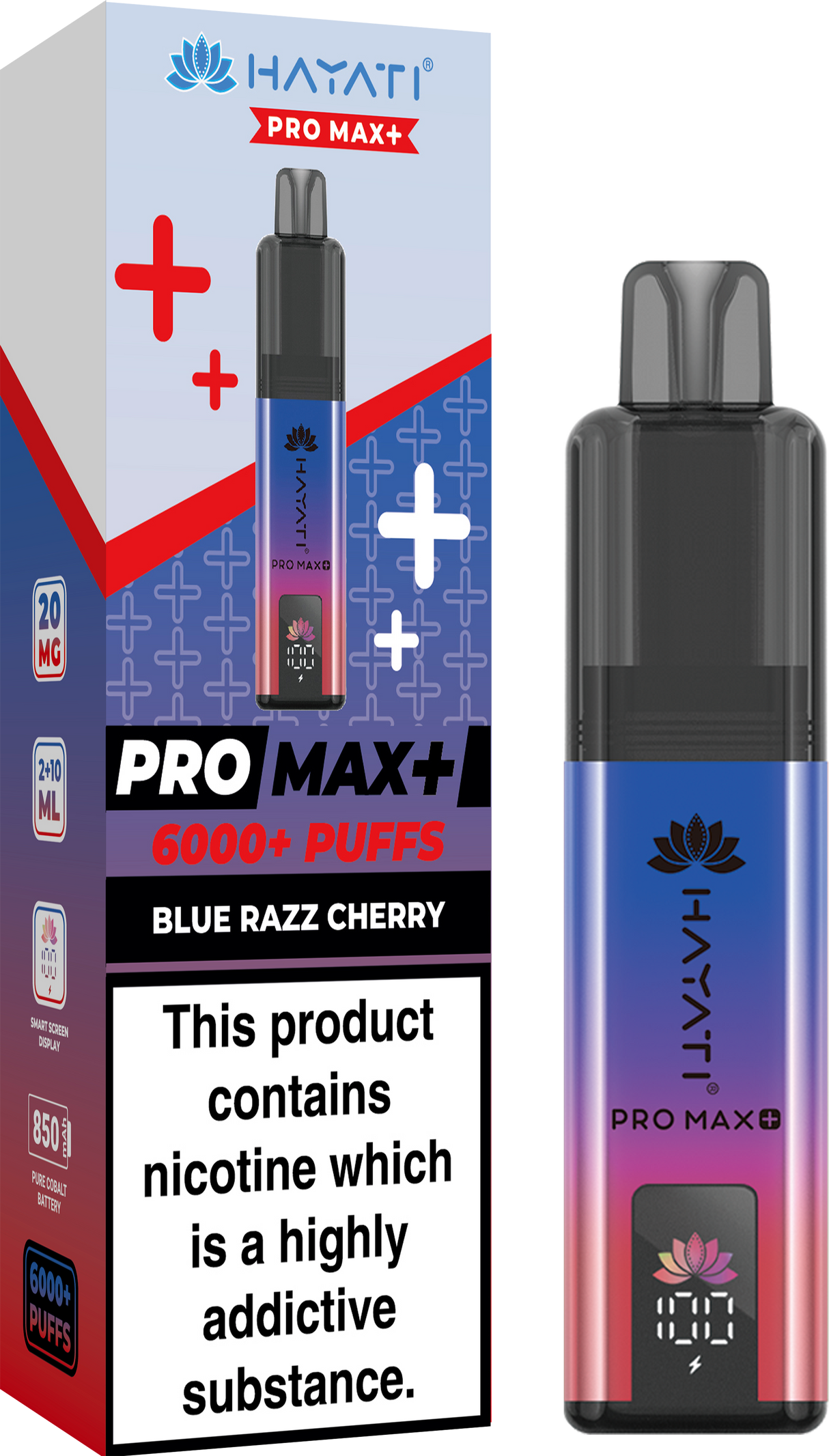 Hayati Pro Max+ 6000 Puffs Vape Box of 5