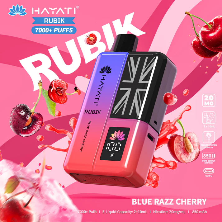 Hayati Rubik 7000 Puffs Vape Kit Box of 5