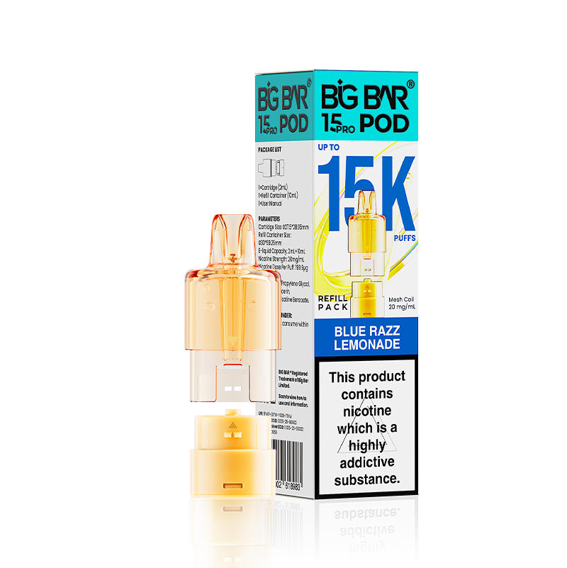 Big Bar 15000 Pro Prefilled Vape Pods Pack of 5