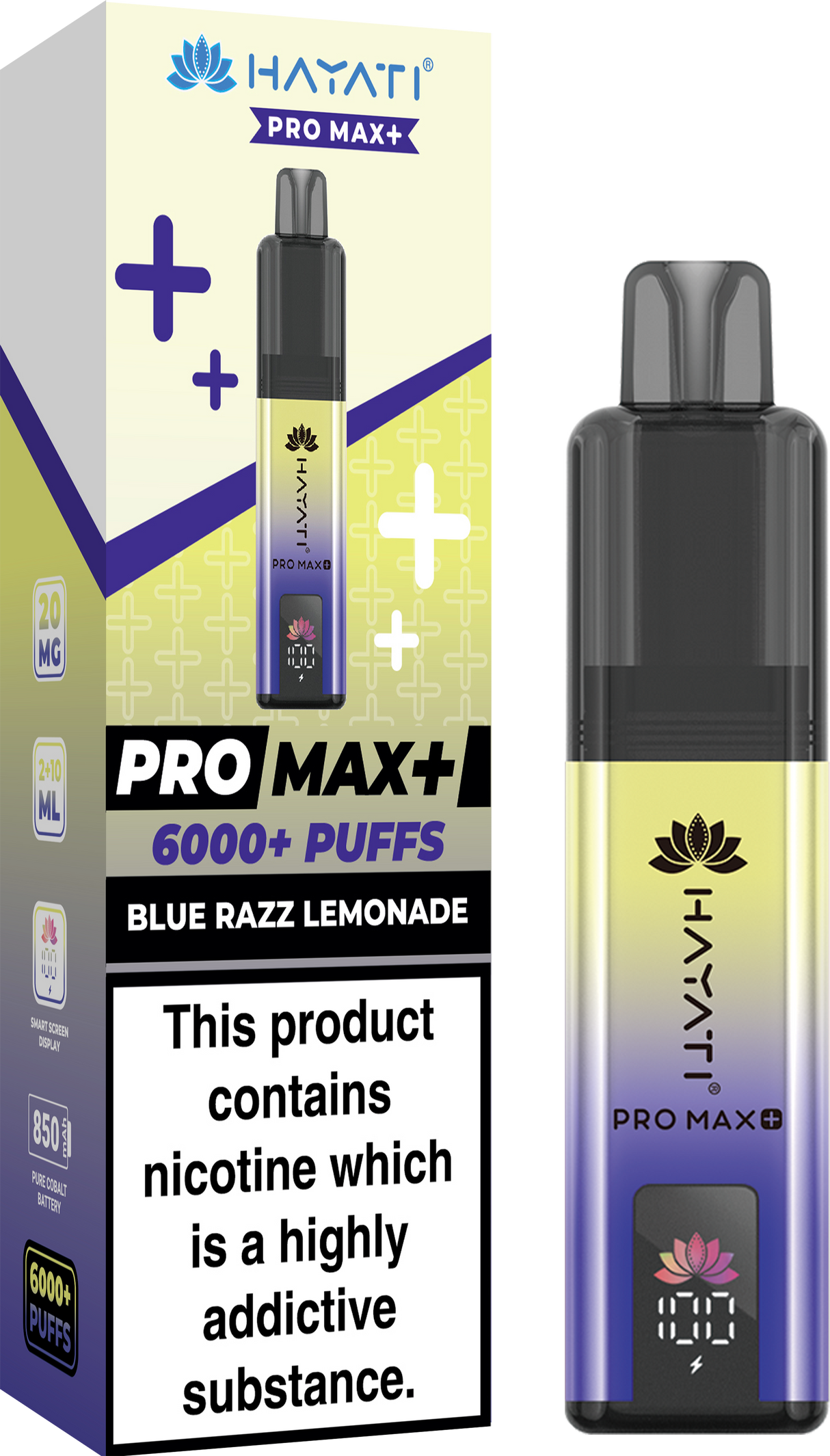Hayati Pro Max+ 6000 Puffs Vape Box of 5