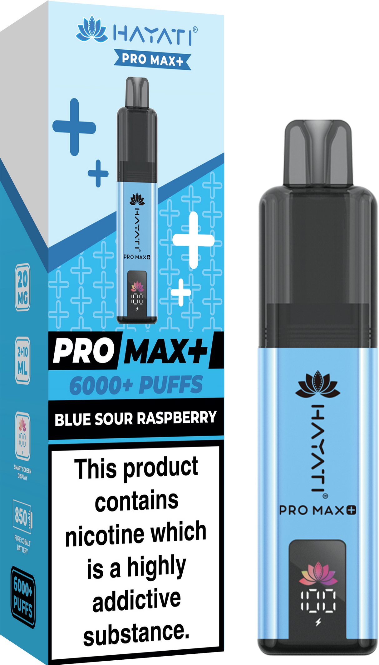 Hayati Pro Max+ 6000 Puffs Vape Box of 5