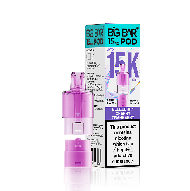 Big Bar 15000 Pro Prefilled Vape Pods Pack of 5