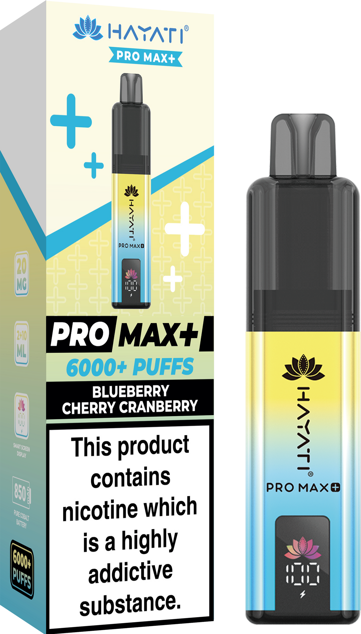 Hayati Pro Max+ 6000 Puffs Vape Box of 5