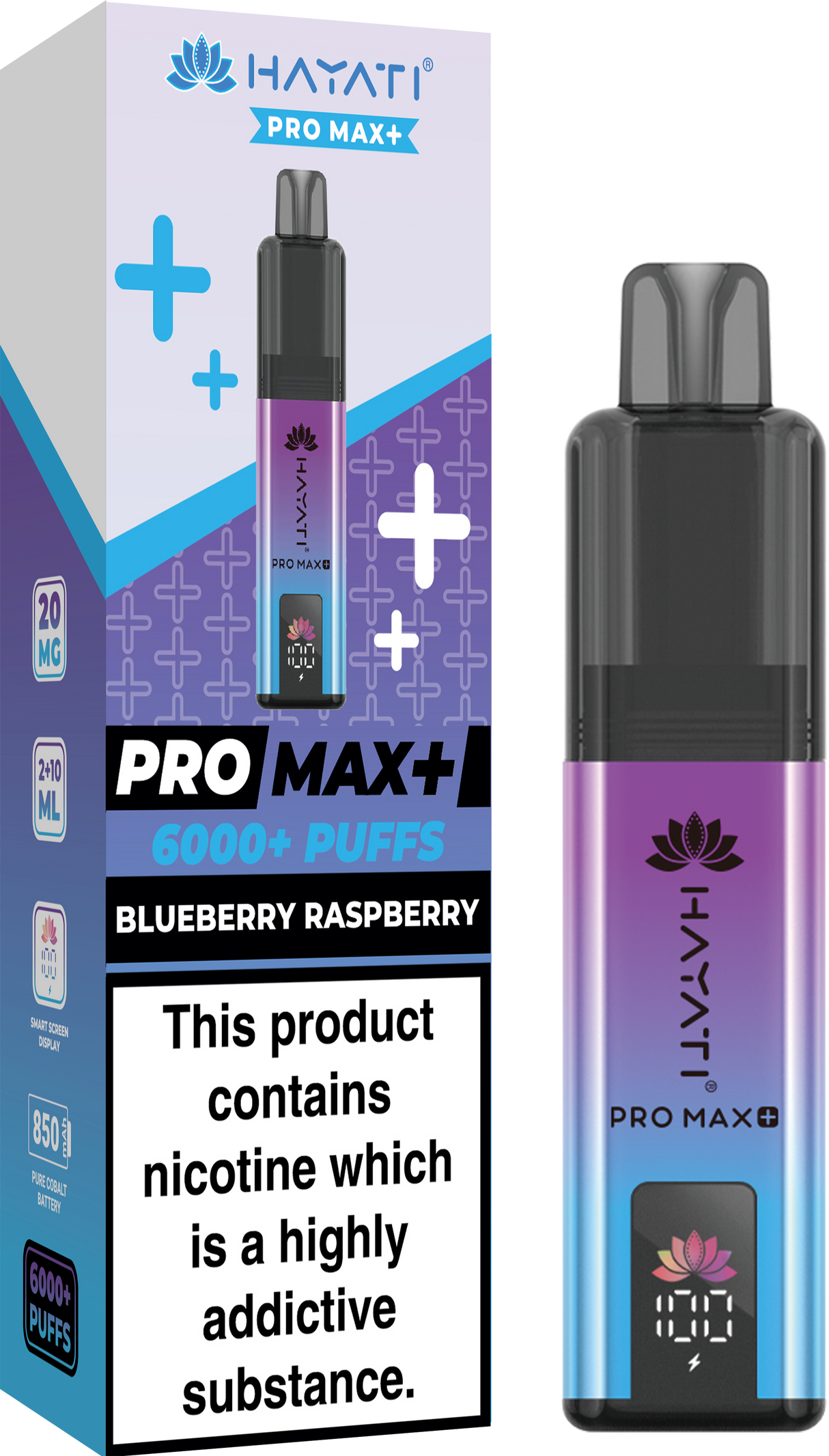 Hayati Pro Max+ 6000 Puffs Vape Box of 5