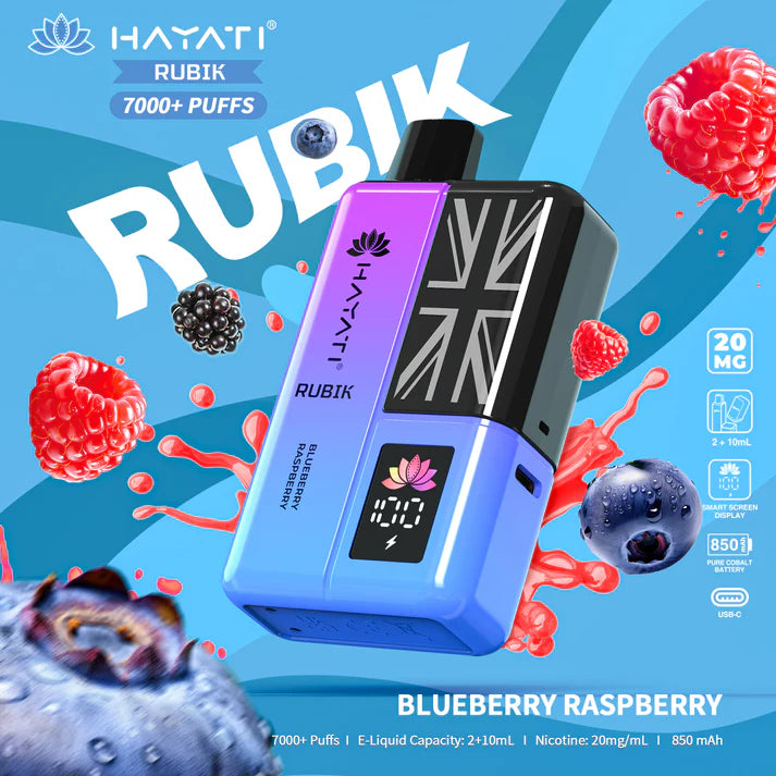Hayati Rubik 7000 Puffs Vape Kit Box of 5