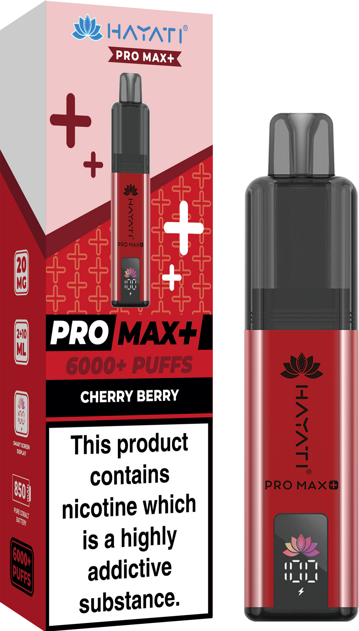 Hayati Pro Max+ 6000 Puffs Vape Box of 5