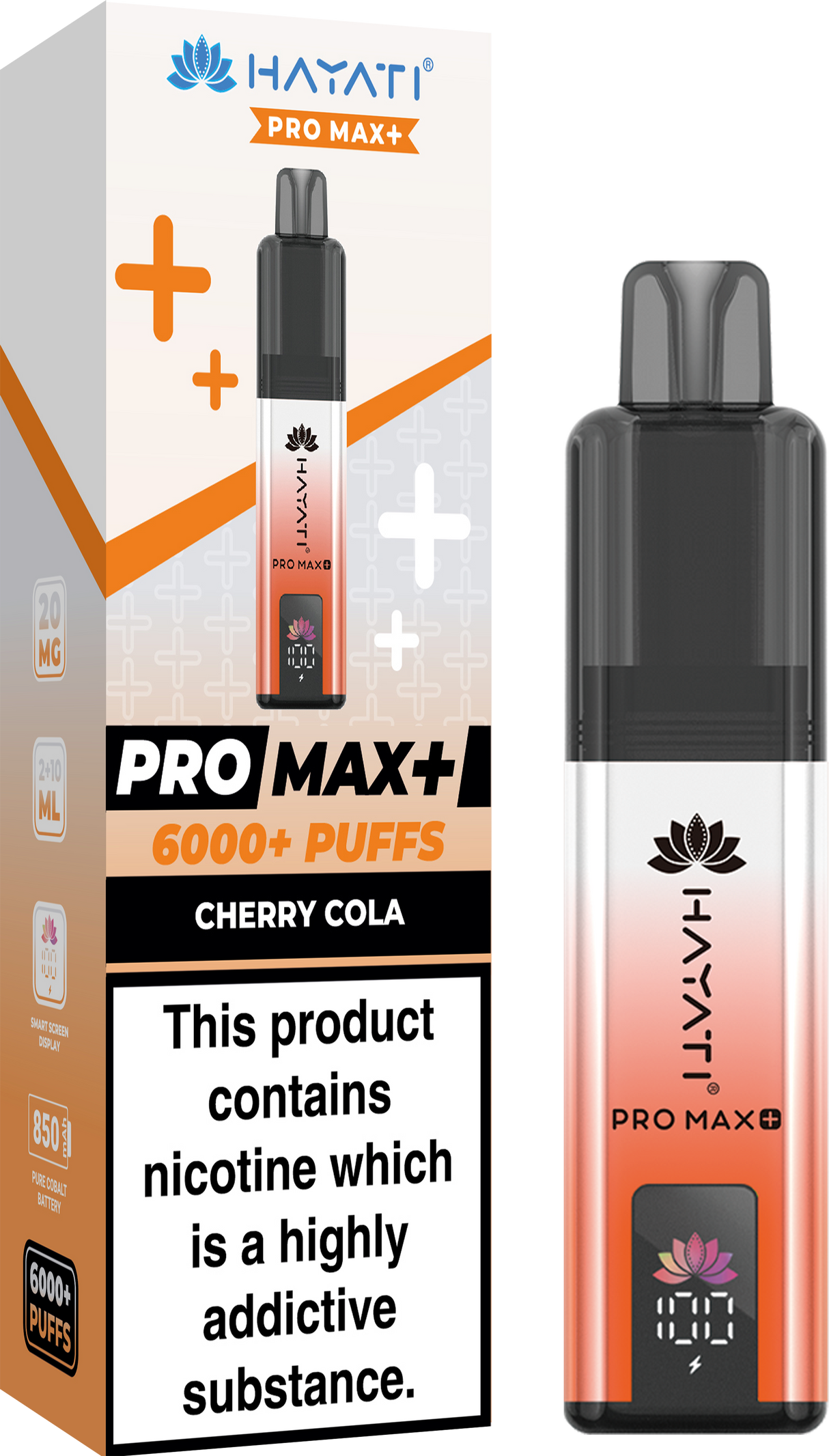 Hayati Pro Max+ 6000 Puffs Vape Box of 5