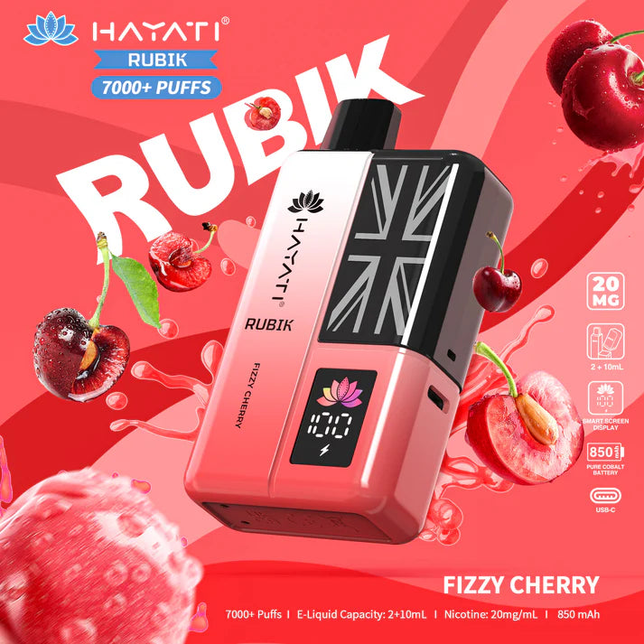 Hayati Rubik 7000 Puffs Vape Kit Box of 5