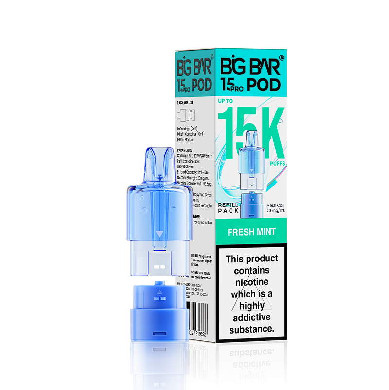 Big Bar 15000 Pro Prefilled Vape Pods Pack of 5