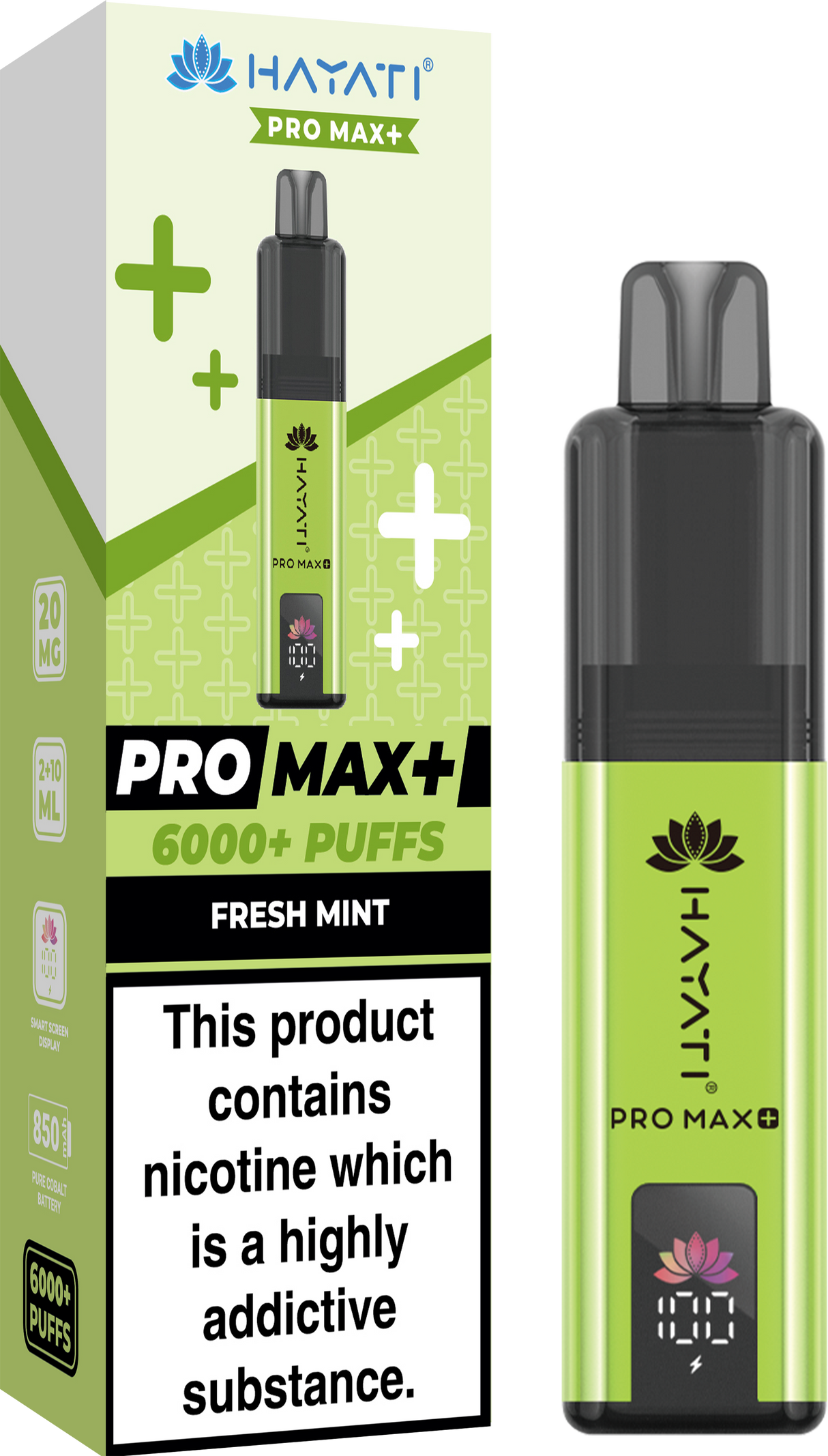 Hayati Pro Max+ 6000 Puffs Vape Box of 5
