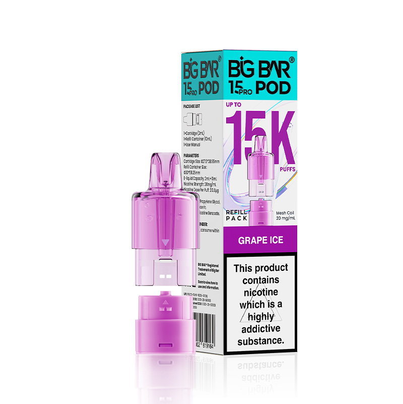 Big Bar 15000 Pro Prefilled Vape Pods Pack of 5