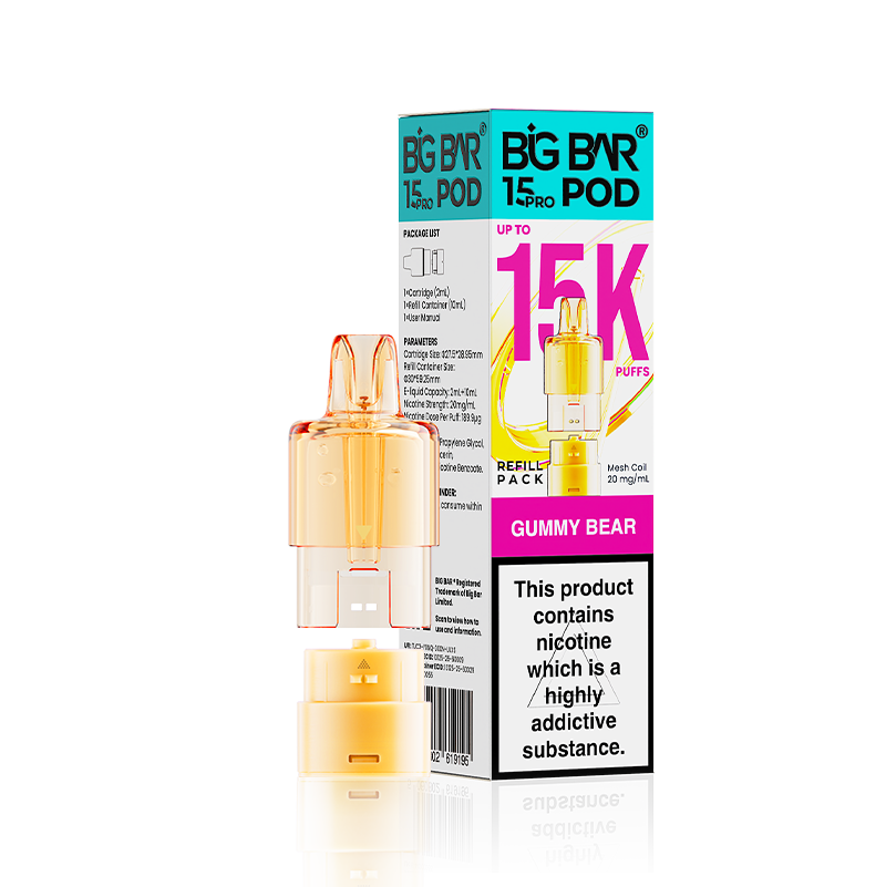 Big Bar 15000 Pro Prefilled Vape Pods Pack of 5