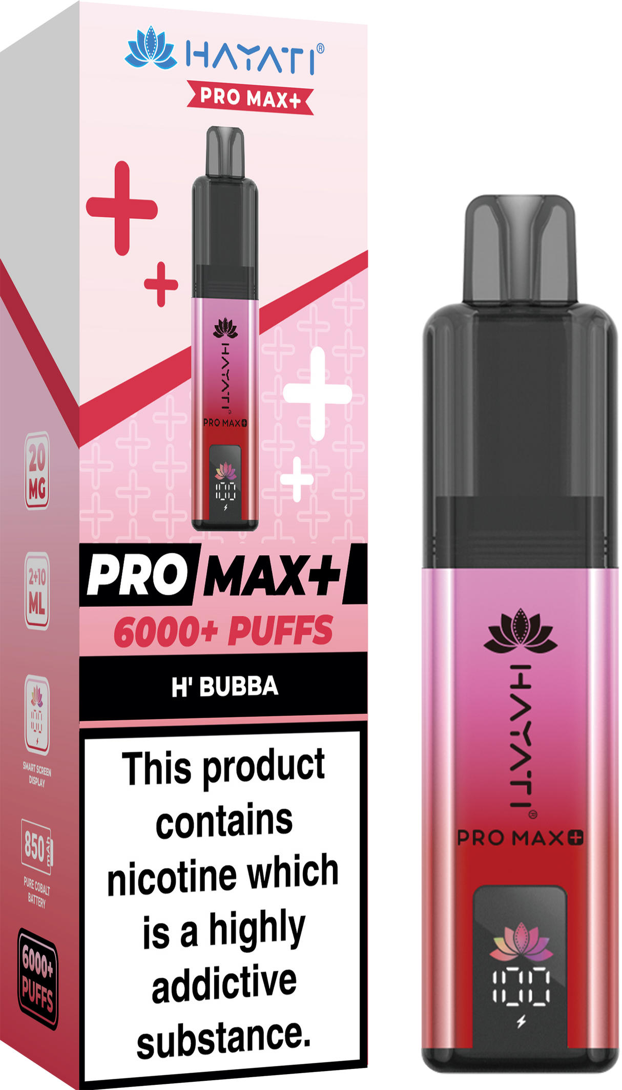 Hayati Pro Max+ 6000 Puffs Vape Box of 5