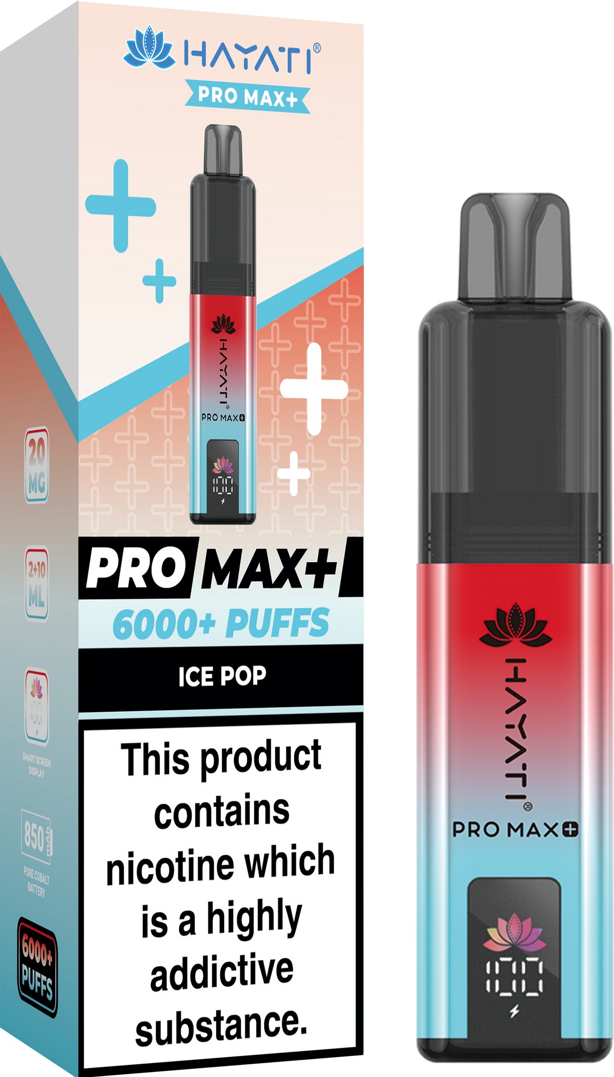 Hayati Pro Max+ 6000 Puffs Vape Box of 5