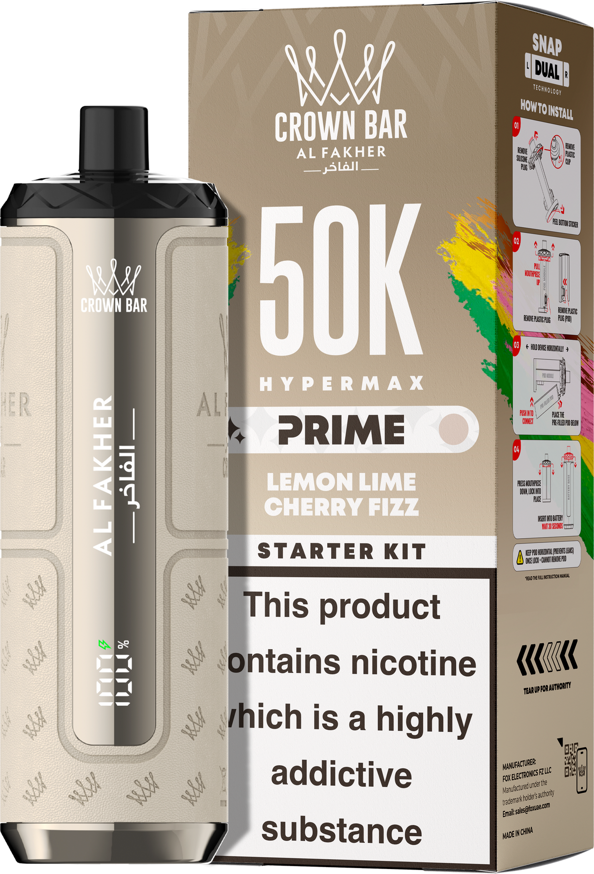 Al Fakher Hypermax Prime 50K Prefilled Pod Kit