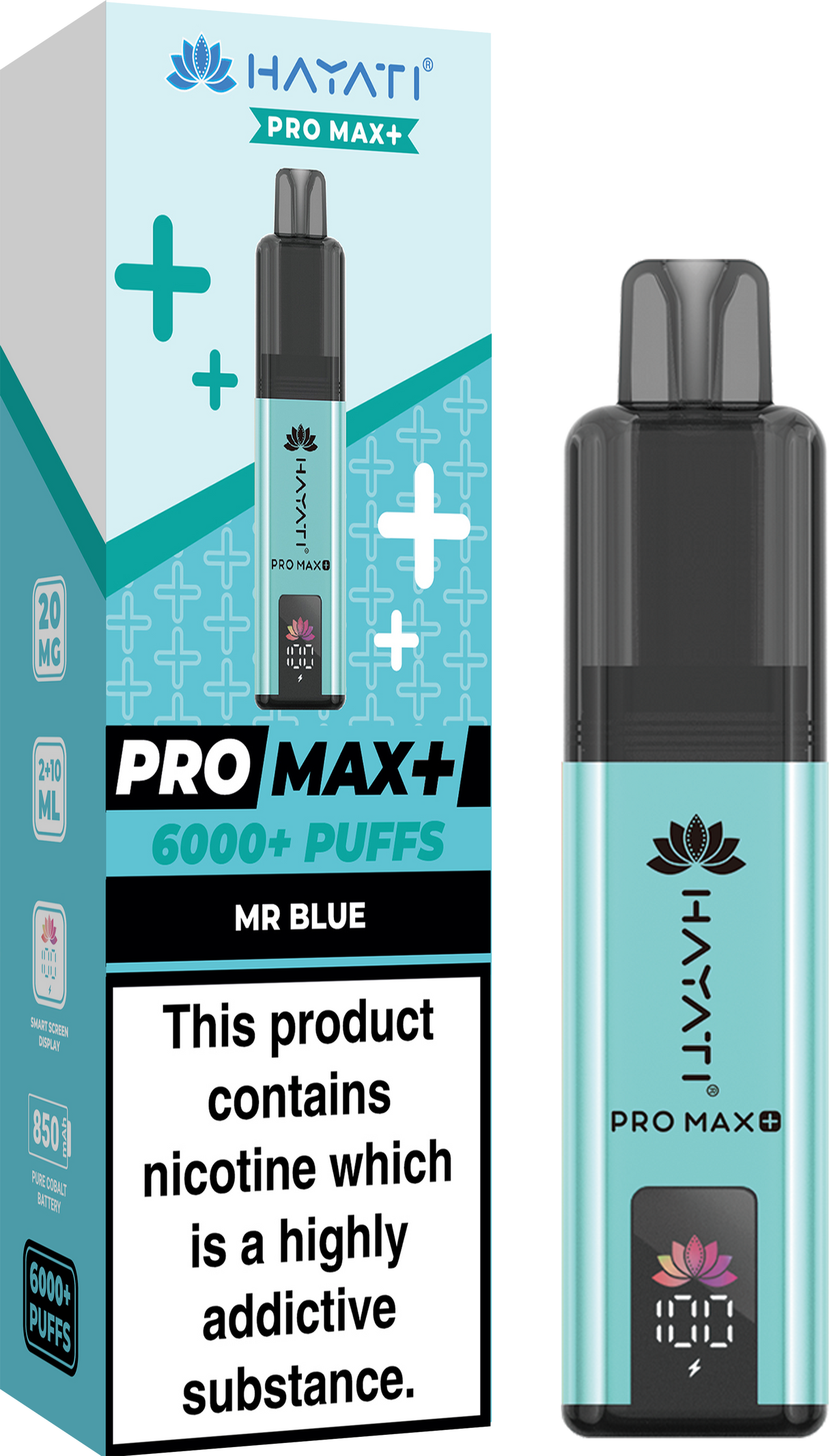 Hayati Pro Max+ 6000 Puffs Vape Box of 5