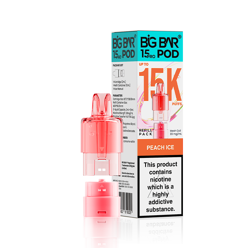 Big Bar 15000 Pro Prefilled Vape Pods Pack of 5