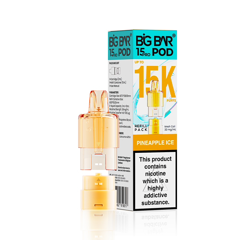 Big Bar 15000 Pro Prefilled Vape Pods Pack of 5