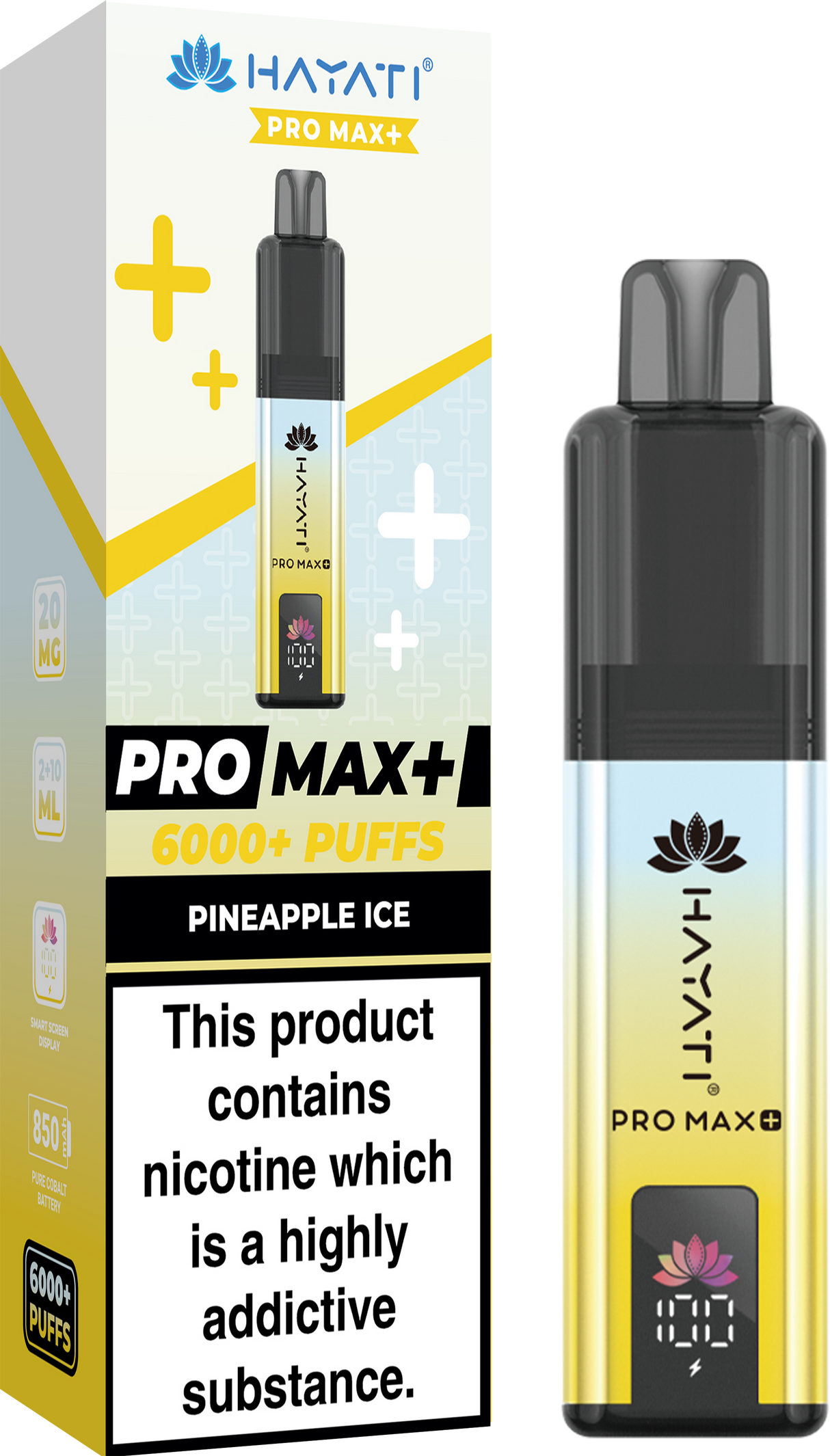 Hayati Pro Max+ 6000 Puffs Vape Box of 5