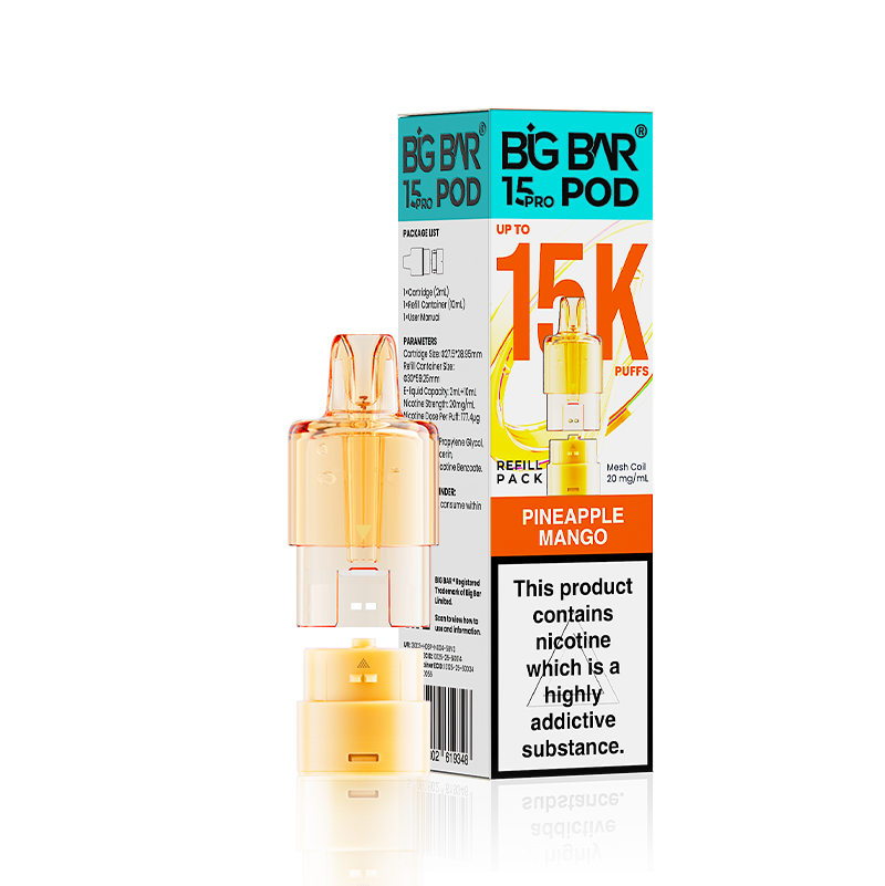 Big Bar 15000 Pro Prefilled Vape Pods Pack of 5