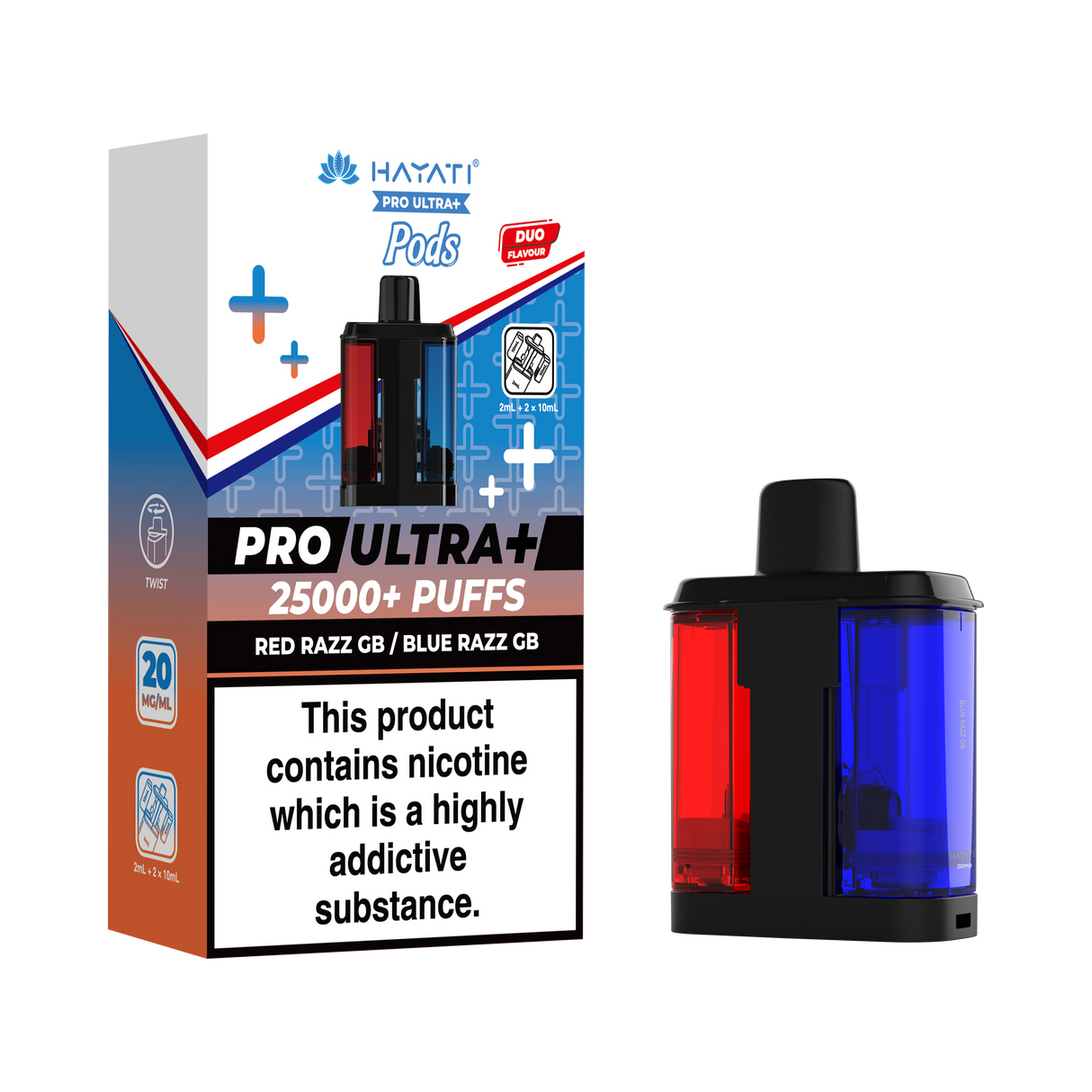 Hayati Pro Ultra Plus 25k Prefilled Pods Pack of 5
