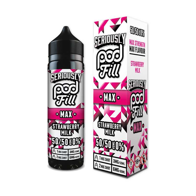 Doozy Vape Seriously Pod fill Max 50/50 40ml Shortfill