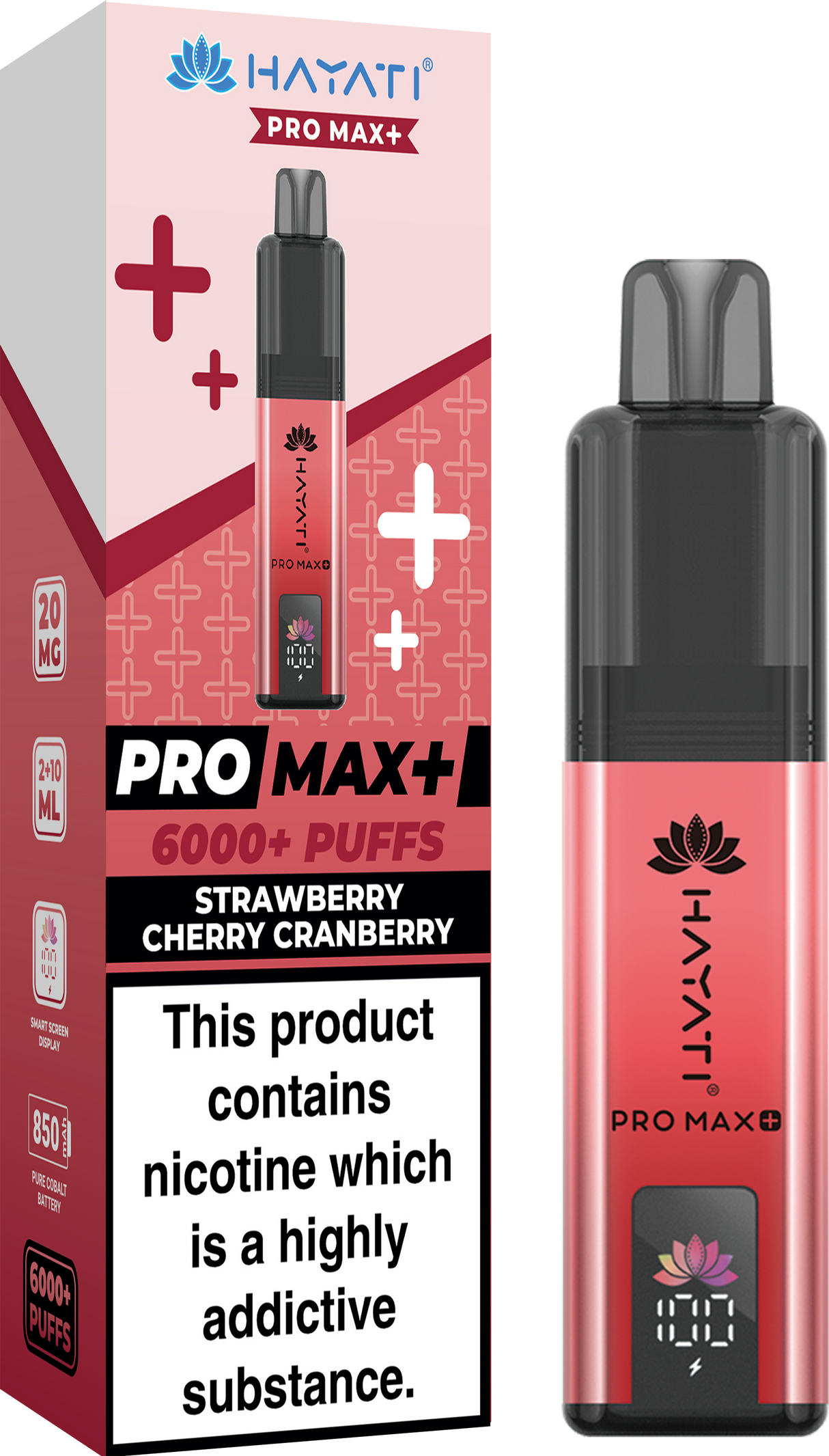 Hayati Pro Max+ 6000 Puffs Vape Box of 5