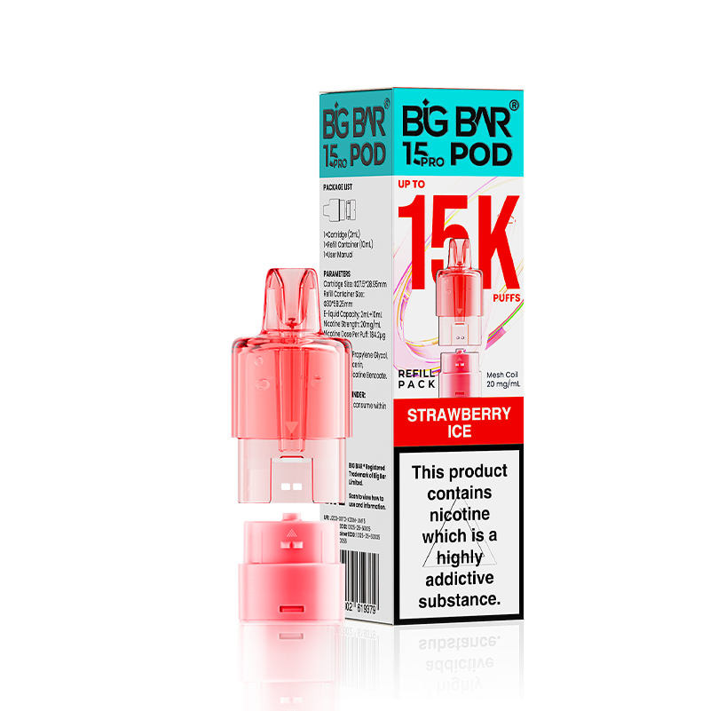 Big Bar 15000 Pro Prefilled Vape Pods Pack of 5