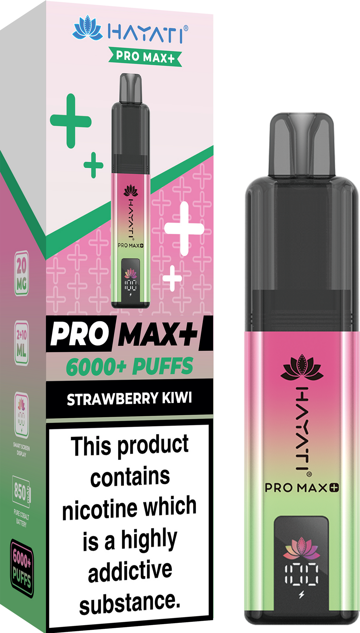 Hayati Pro Max+ 6000 Puffs Vape Box of 5