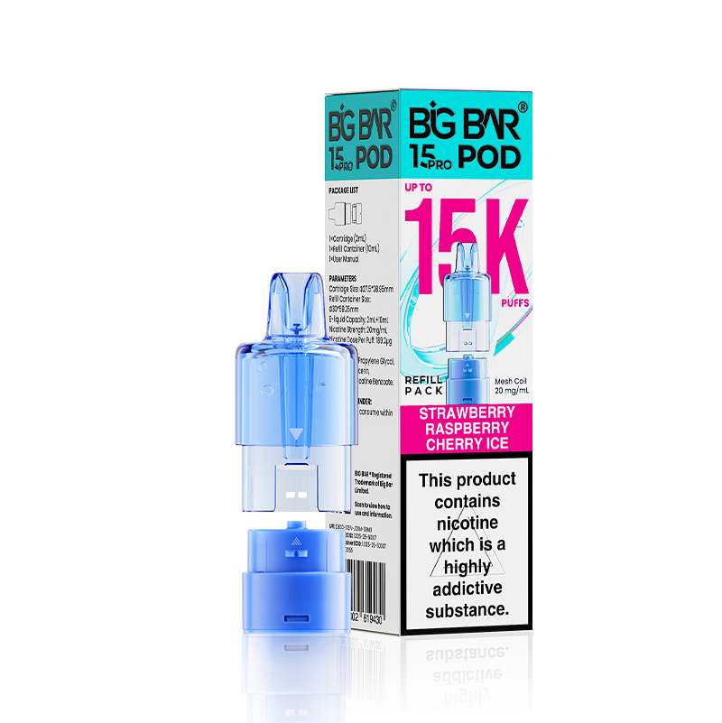 Big Bar 15000 Pro Prefilled Vape Pods Pack of 5