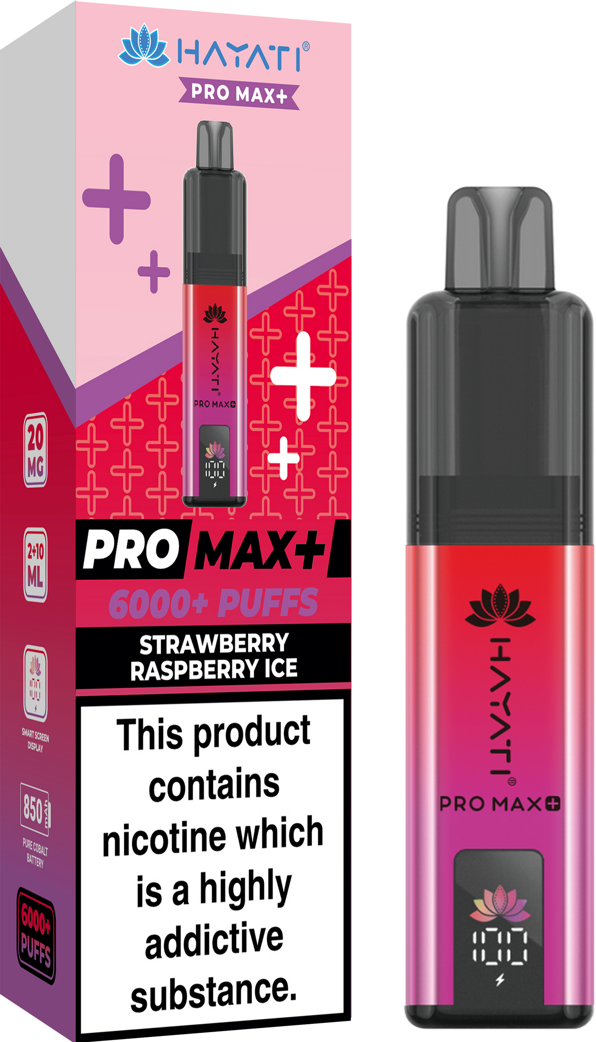 Hayati Pro Max+ 6000 Puffs Vape Box of 5