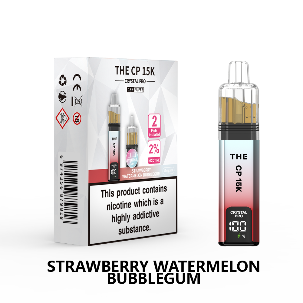 The Crystal Pro CP 15k Prefilled Pod Vape Box of 5
