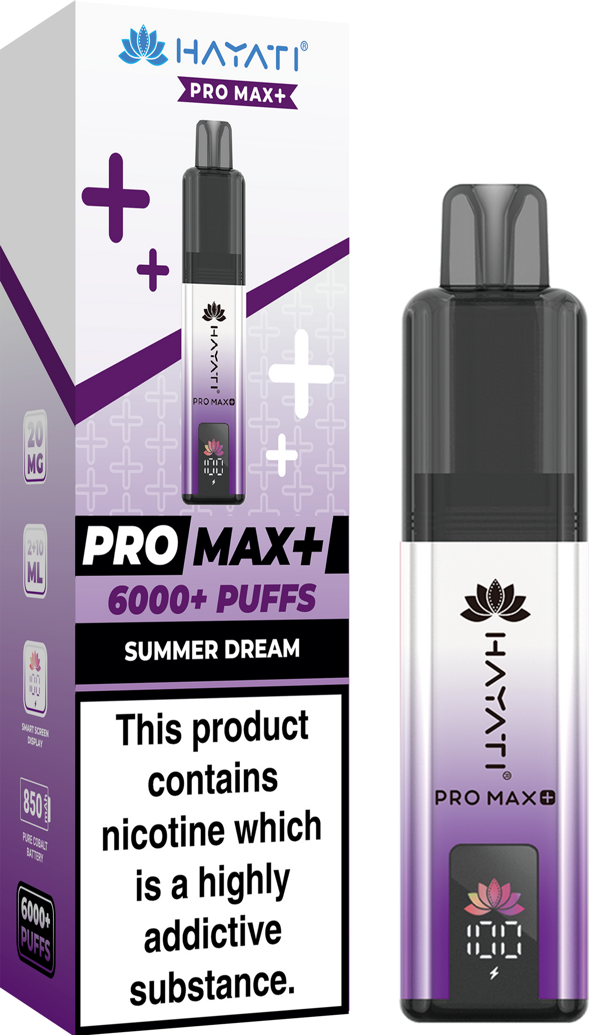 Hayati Pro Max+ 6000 Puffs Vape Box of 5