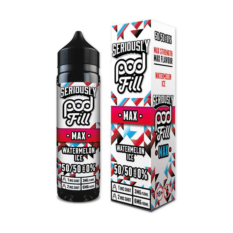 Doozy Vape Seriously Pod fill Max 50/50 40ml Shortfill