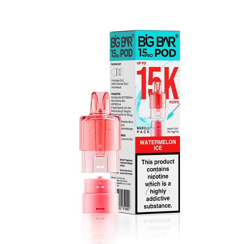 Big Bar 15000 Pro Prefilled Vape Pods Pack of 5