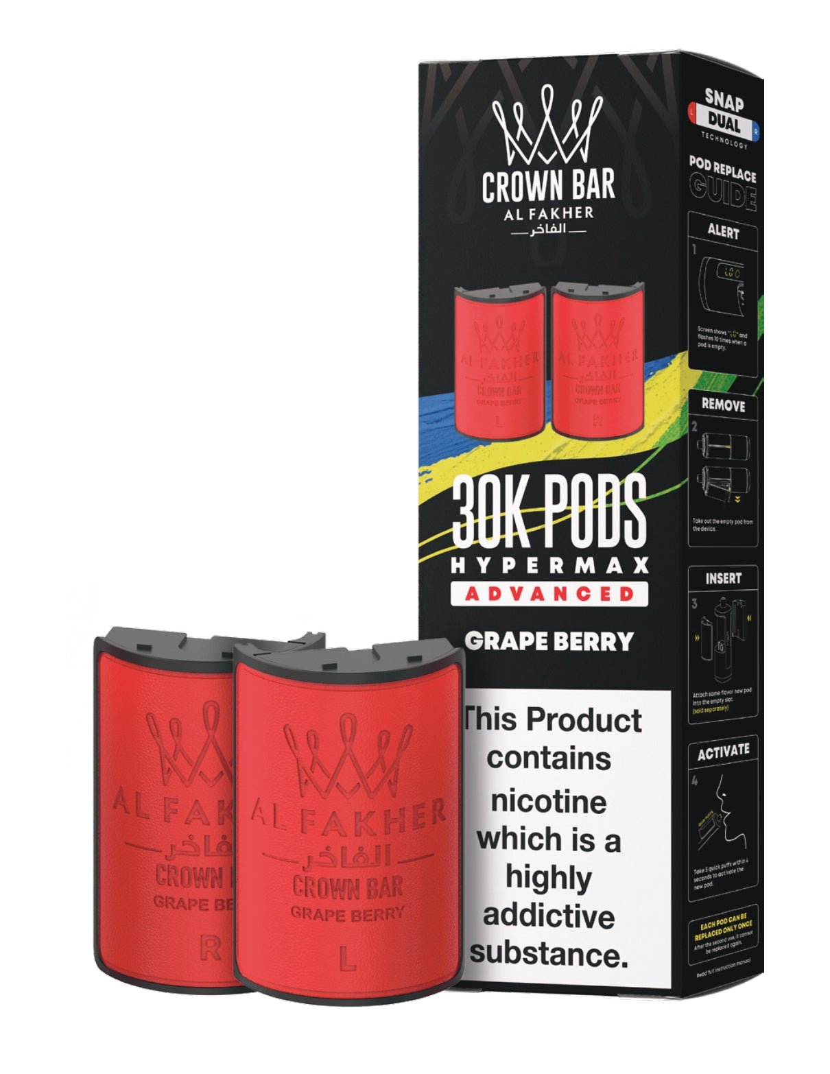 Al Fakher 30k Hypermax Refill Replacement Pods - Power Vape Shop