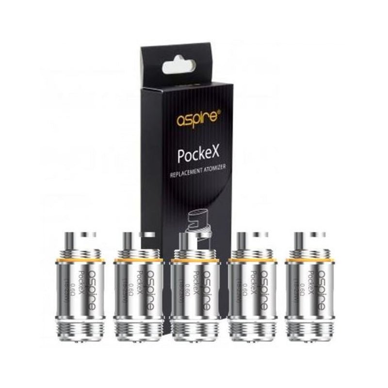 ASPIRE - POCKEX - COILS - 5x 0.60ohm