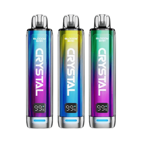 Bloody Bar Crystal 10000 Disposable Vape - Box of 10 - Blue Razz Bear - vapeukwholesale