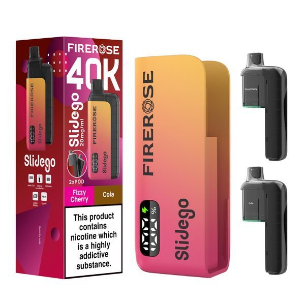 bulk wholesale Elux FireRose Slidego 40K Prefilled Pod Kit - Fizzy Cherry / Cola