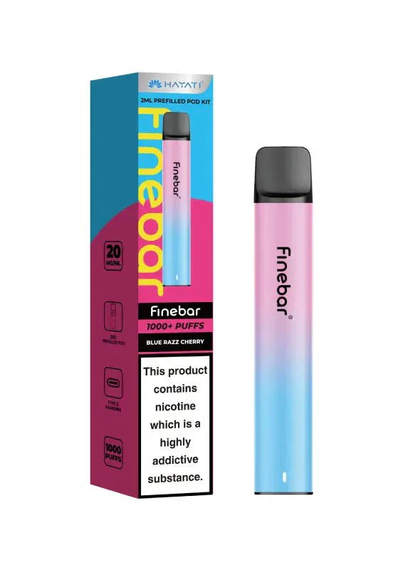 bulk wholesale Hayati Finebar 1000 Prefilled Pod Kit - Blue Razz Cherry