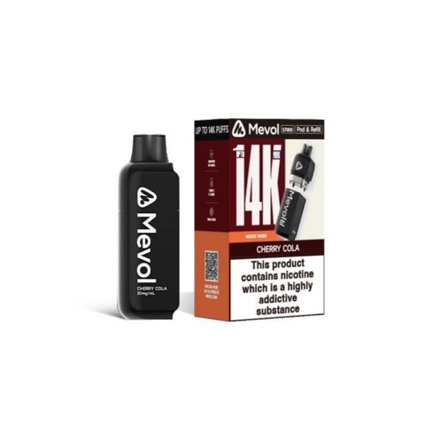 bulk wholesale Mevol S7000 Replacement Pods Box of 5 - Cherry Cola