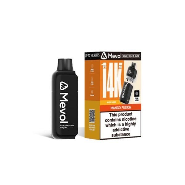 bulk wholesale Mevol S7000 Replacement Pods Box of 5 - Mango Fusion