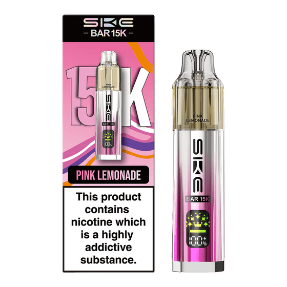 bulk wholesale Ske Bar 15k Prefilled Pod Vape Kit Box of 5 - Pink Lemonade