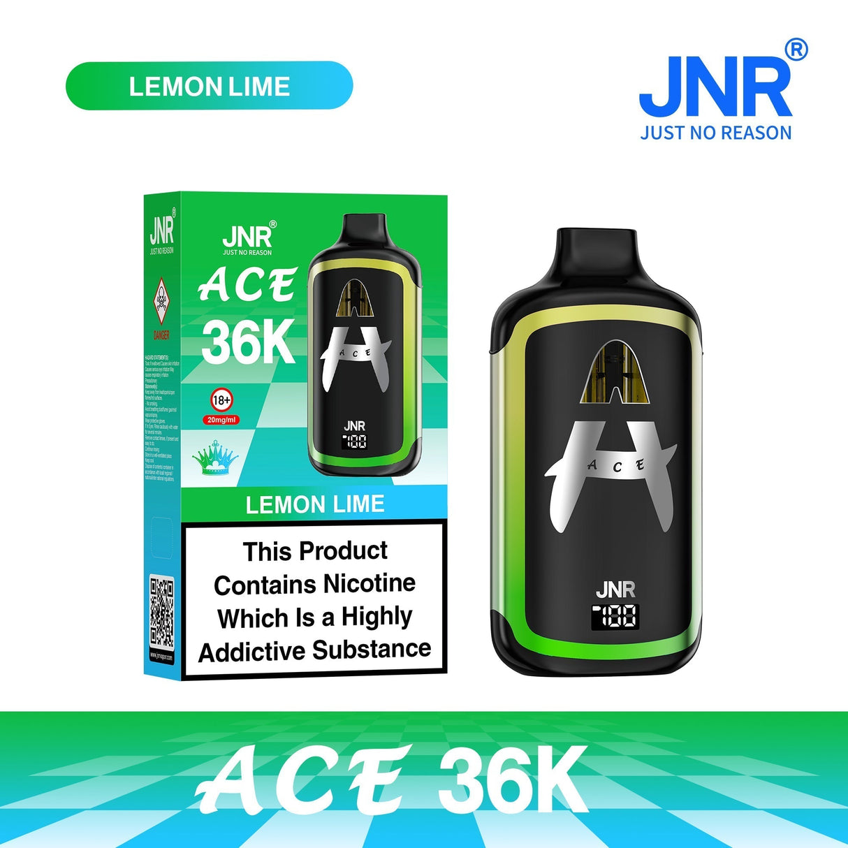 buy JNR ACE 36k Prefilled Vape Kit Pack of 5 at Wolfvapes.co.uk