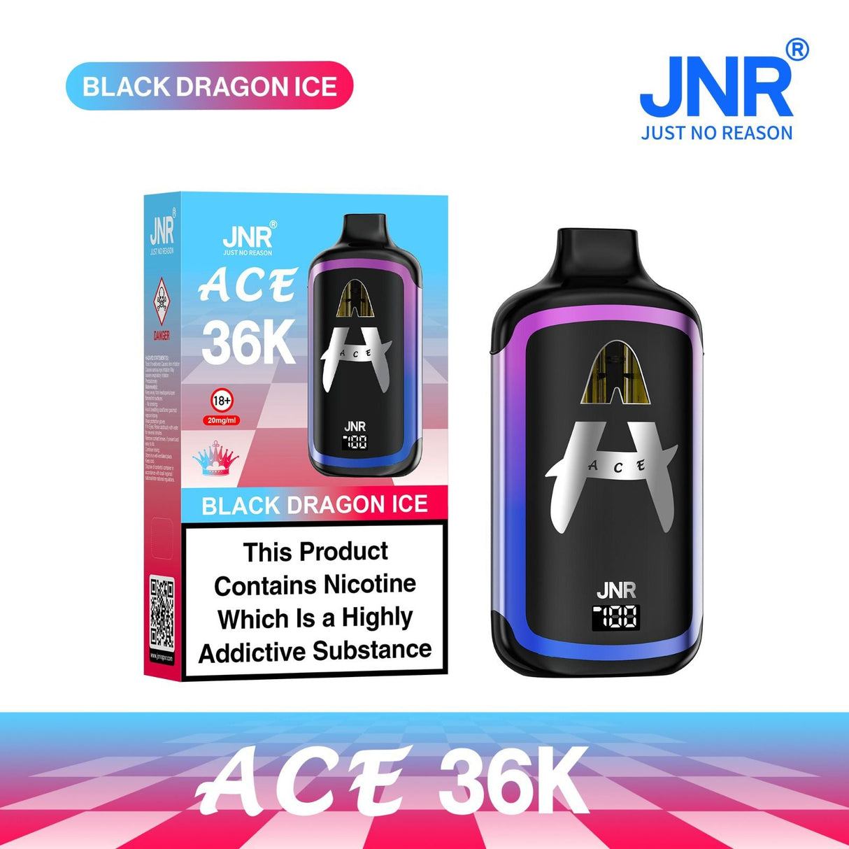 buy JNR ACE 36k Prefilled Vape Kit Pack of 5 at Wolfvapes.co.uk