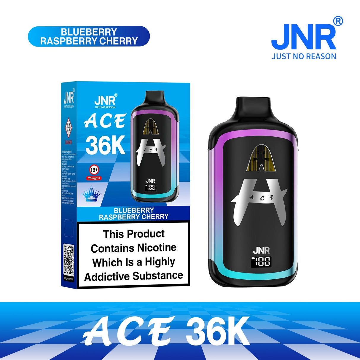 buy JNR ACE 36k Prefilled Vape Kit Pack of 5 at Wolfvapes.co.uk