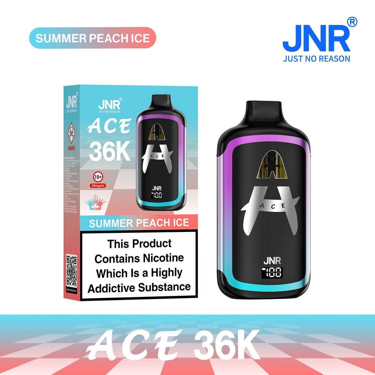 buy JNR ACE 36k Prefilled Vape Kit Pack of 5 at Wolfvapes.co.uk